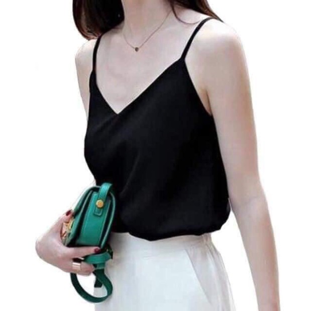 Áo 2 dây lụa satin cao cấp