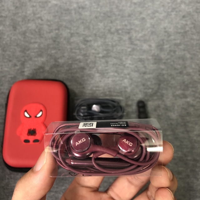 TAI AKG S8 ZIN BÓC MÁY - 2 MÀU ĐỎ ĐEN