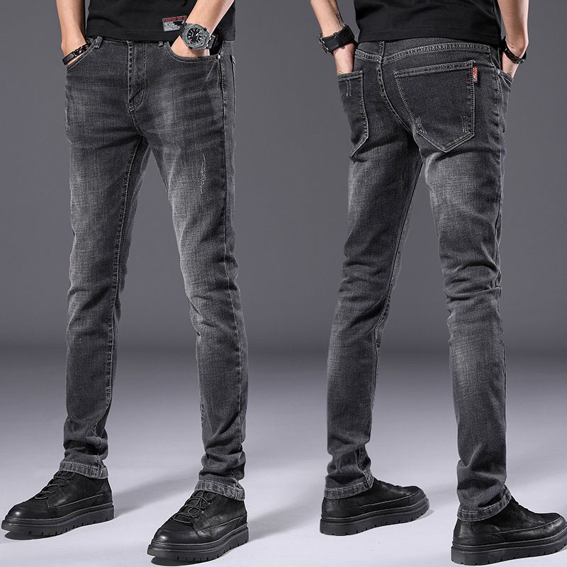 [sale xả kho] Quần jean xước rách màu đen co giãn cực tốt vảy sơn rách gối VNXK Pon.mens