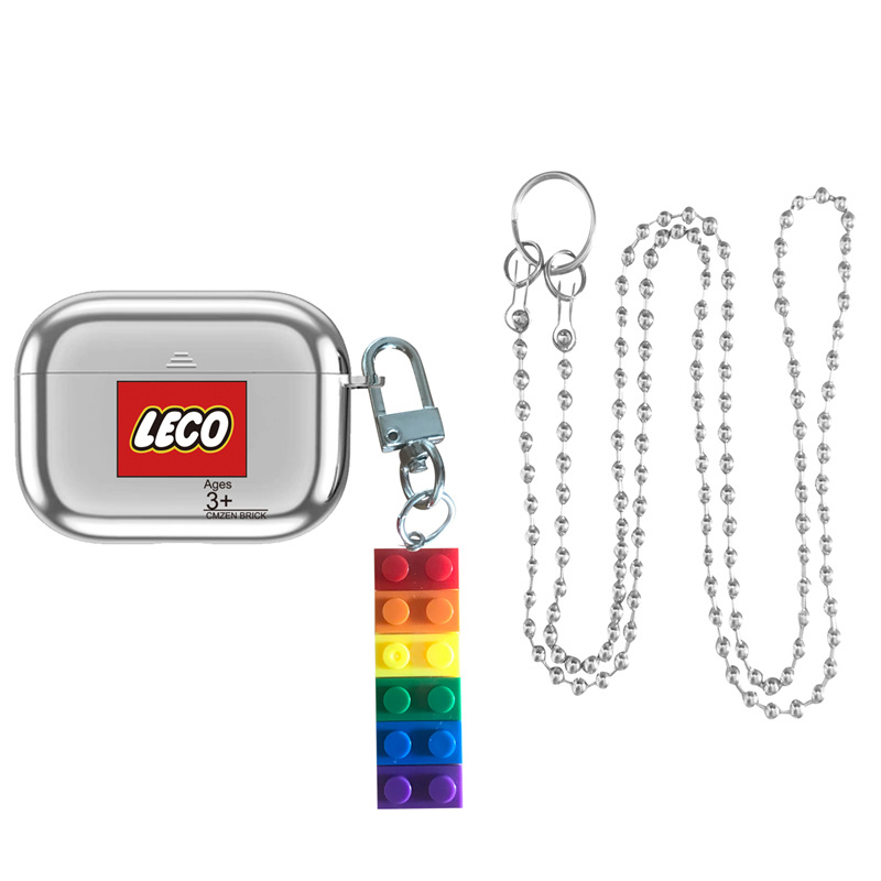 LEGO IPHONE Vỏ Đựng Bảo Vệ Hộp Sạc Tai Nghe Airpods 1 / 2 Pro 3 Chống Sốc Bằng Silicone