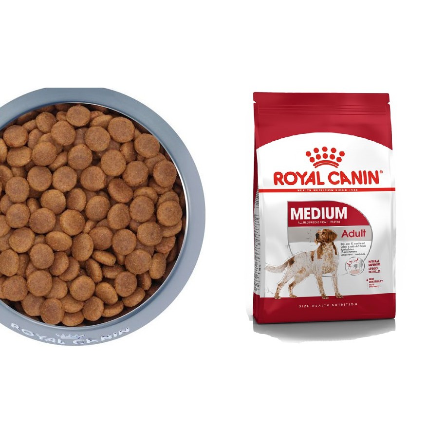 4kgROYAL CANIN MEDIUM ADULT Dành cho chó kích cỡ Medium trong lứa tuổi Puppy 12 thág