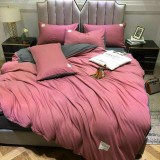 Bộ Chăn Ga Gối , Ga Gối Cotton Tici Cao Cấp, Hàng Nhập Khẩu Một Màu - ( Bo Chun Theo Yêu Cầu)