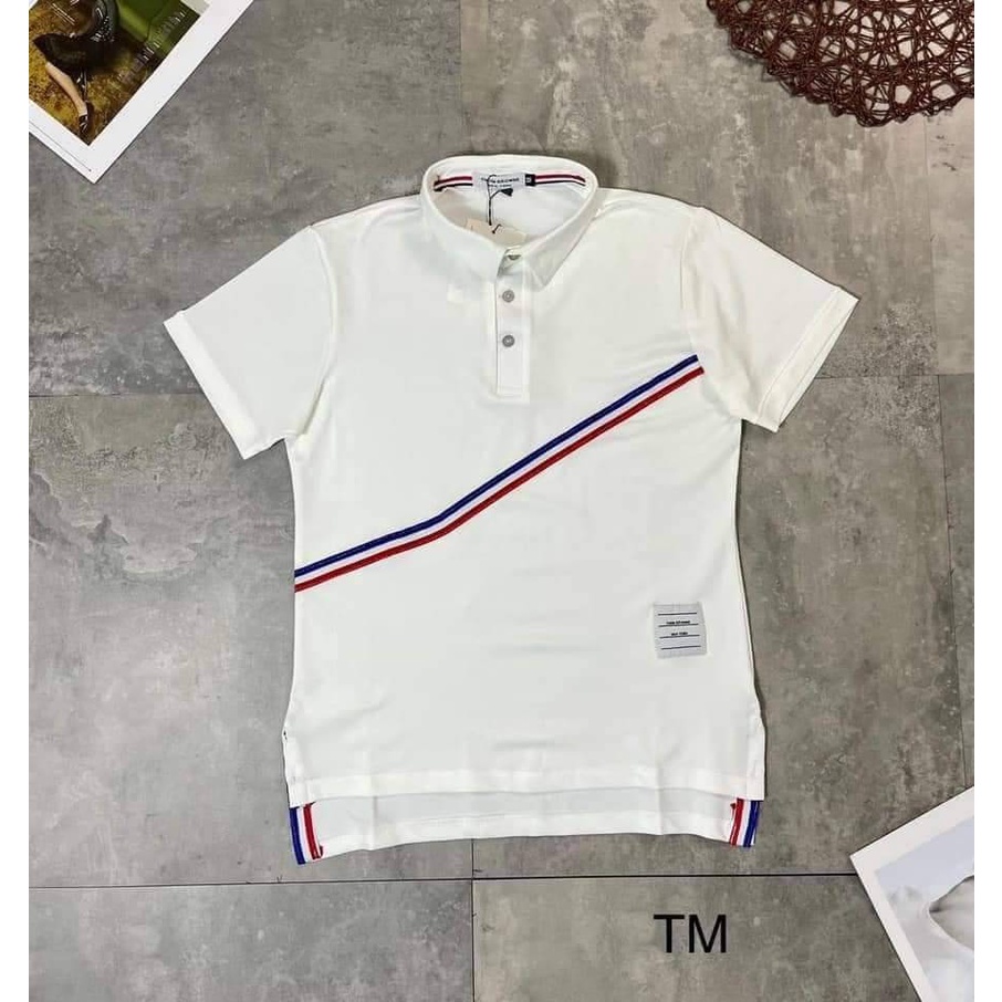 Áo polo nam ngắn tay có cổ chất liệu cotton cá sấu 100%