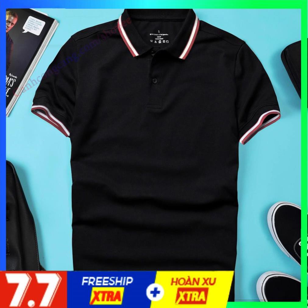 Áo thun nam POLO thiết kế vải cá sấu cotton cao cấp ngắn tay HỢP TREND