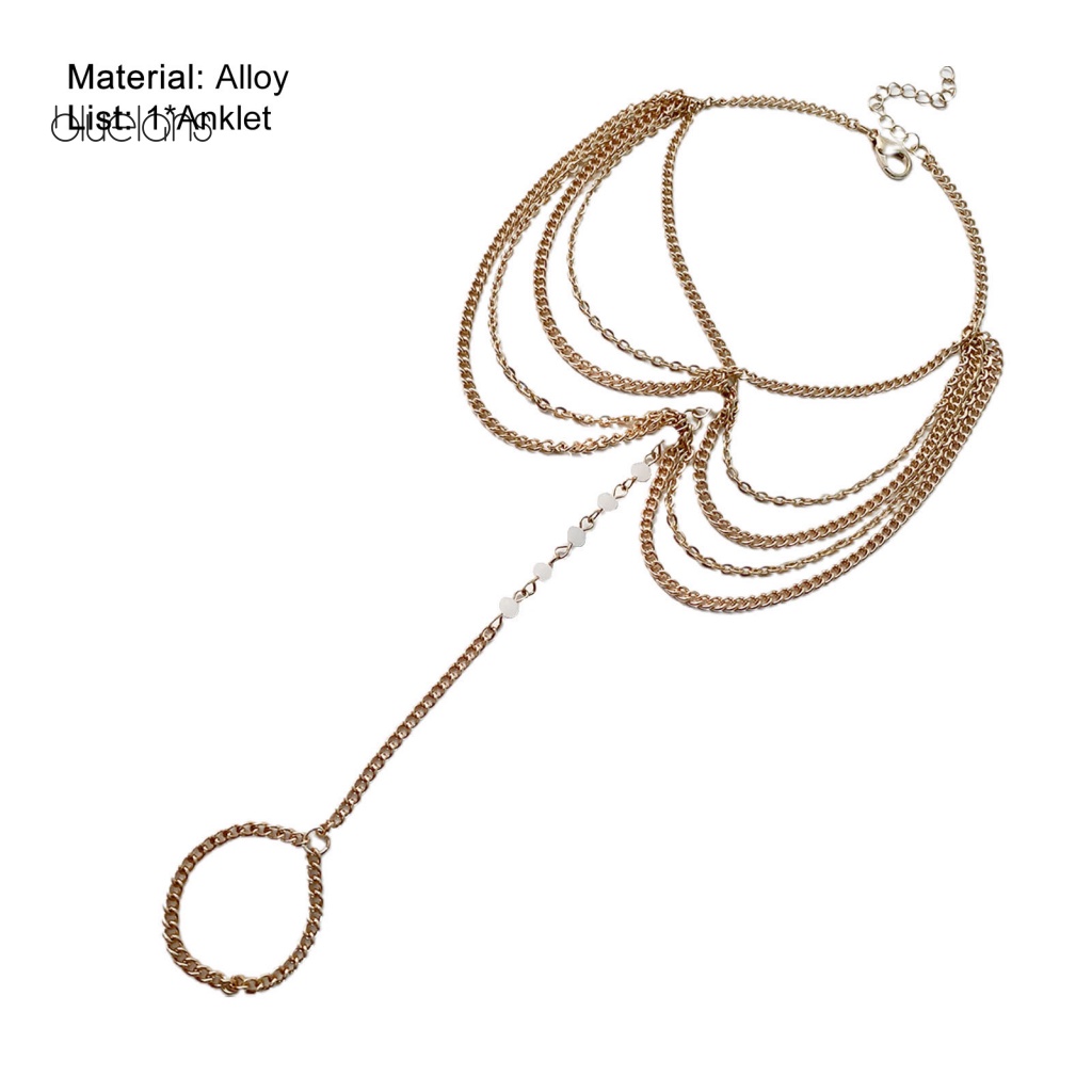 Bộ Nhẫn Đeo Ngón Chân Năm Lớp Thân Thiện Với Da