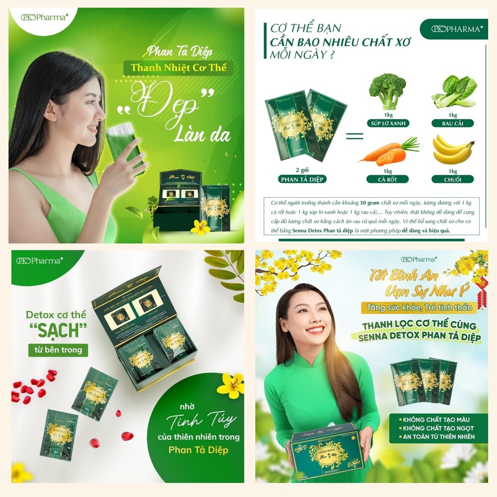 Phan tả diệp senna detox Dr.Lacir thải độc ruột, ngừa táo bón , làm đẹp da, chống mụn , nám, tàn nhang