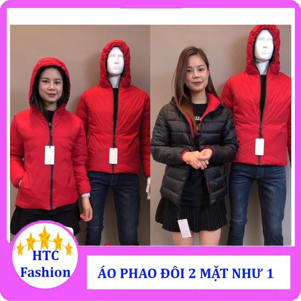 [VIDEO TỰ QUAY] ÁO PHAO LÔNG VŨ 2 MẶT, Áo Phao 2 Mặt -THIẾT KẾ (1 PHAO + 1 MẶT GIÓ) DÀNH CHO CẢ NAM VÀ NỮ-HTC_Fashion