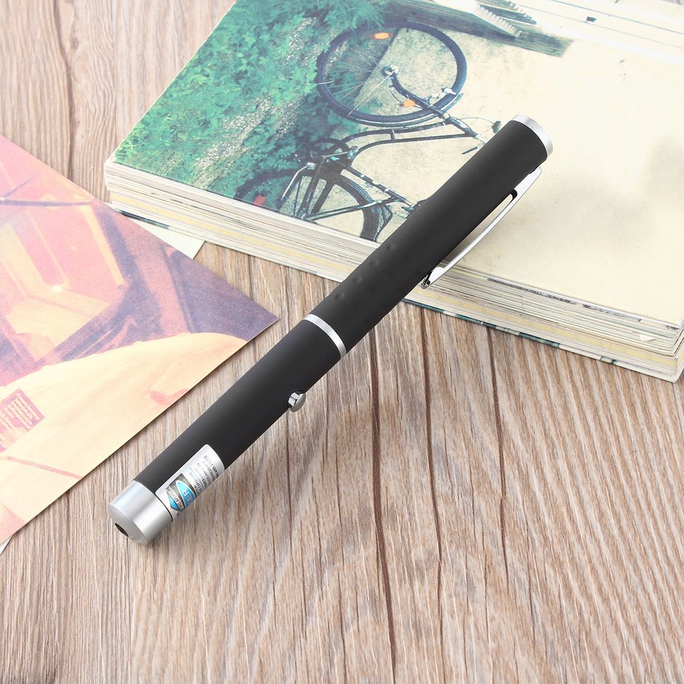 Powerful Blue/Violet Laser Pointer Pen Beam Light 5mw 405nm Professional Lazer