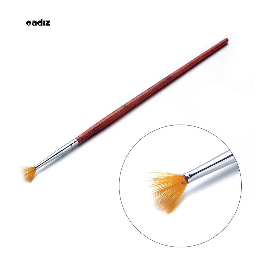 [Hàng mới về] Cọ vẽ móng tay thiết kế cán gỗ cứng cáp dễ dùng