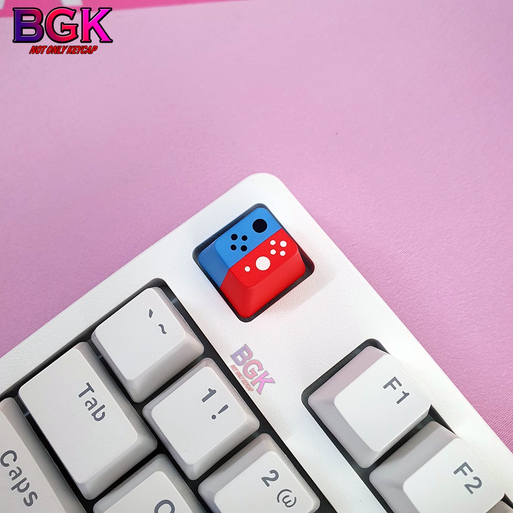 Bộ Keycap 9 Nút PBT Chủ Đề Nintendo Switch OEM Profile in Dye-sub 5 mặt cực đẹp