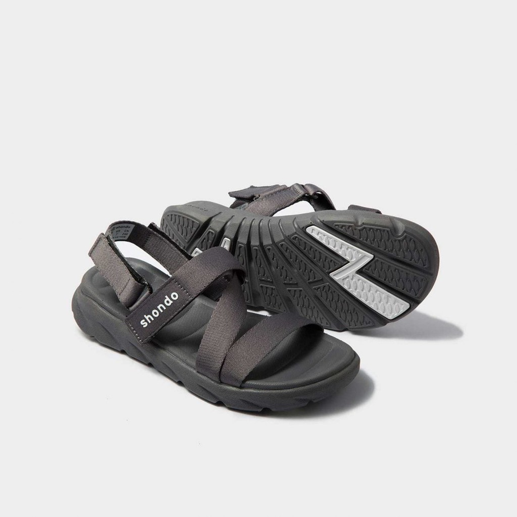 Giày sandal Shondo F6 Sport full xám F6S202