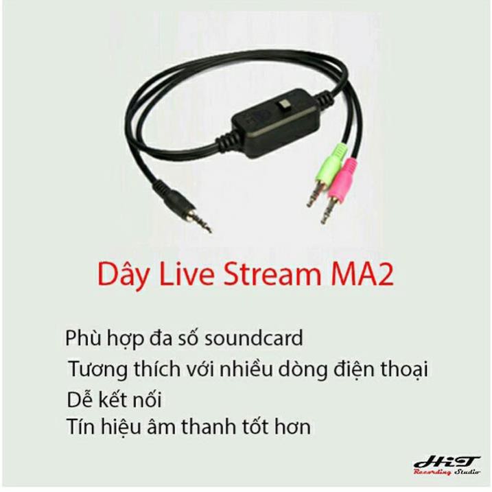 Dây live stream protectve MA2 3 đầu