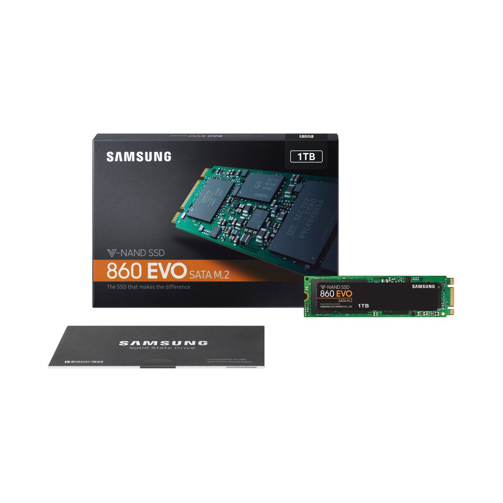 Ổ cứng SSD Samsung 860 EVO 1TB M2 SATA Chính Hãng - BH 5 Năm 1 Đổi 1