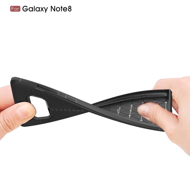 Samsung Note 8 ốp dẻo vân da chống sốc Autofocus