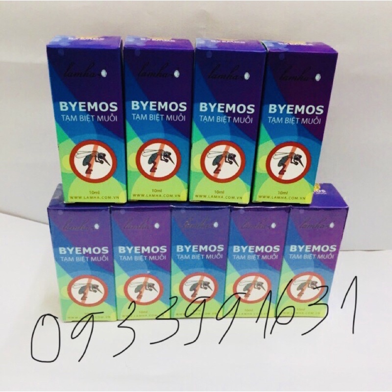 Tinh dầu tạm biệt muỗi BYEMOS