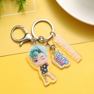 Móc khóa chibi BTS chủ đề Dynamite