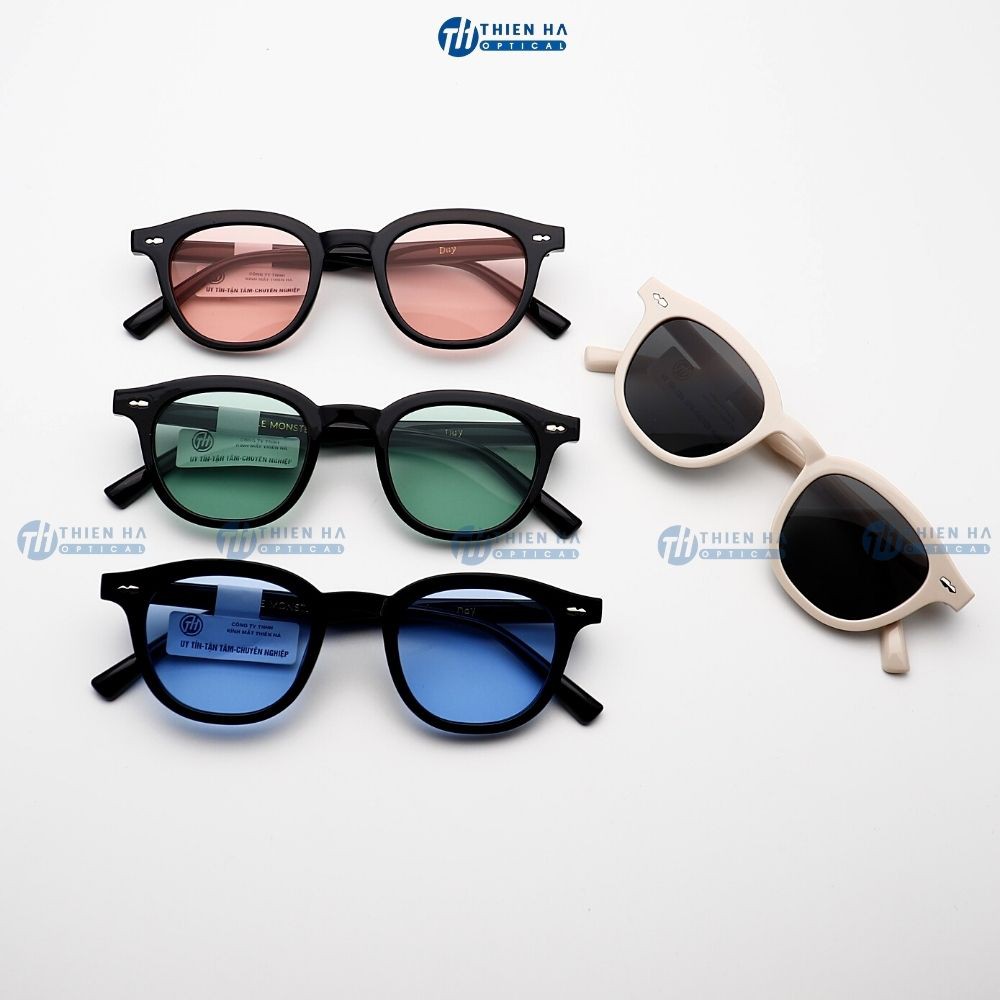 Kính mát  thời trang chống nắng nam nữ Thiên Hà OPTICAL unisex nhựa nhẹ dáng oval trẻ trung nhiều màu GM DAY