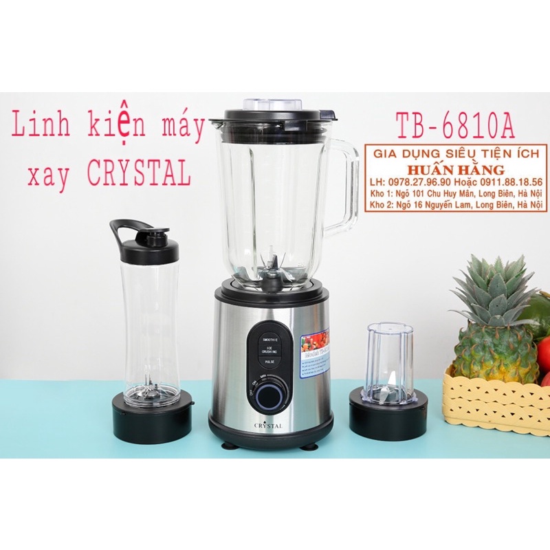 👌Linh kiện chính hãng👌Máy xay sinh tố Crystal TB6810A TB-6810A