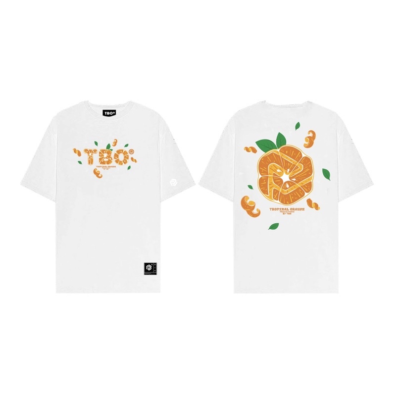 Áo thun tay lỡ Unisex ORANGE TBO - TBO Brand chính hãng