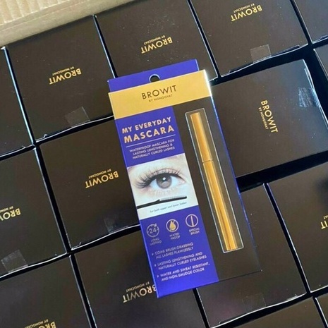 [Ảnh thật] Mascara Browit Nongchat Thái Làm Dày Dài Mi Chuyên Dụng Cho Makeup