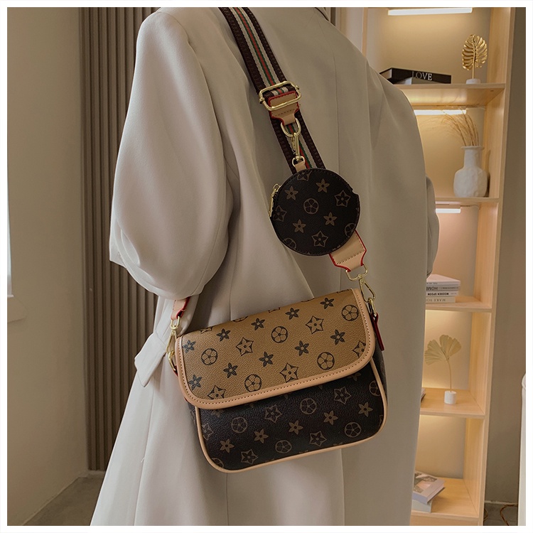 Túi Đeo Chéo Hình Vuông Nhỏ Phong Cách Phương Tây Cổ Điển Thời Trang Mới Cho Nữ