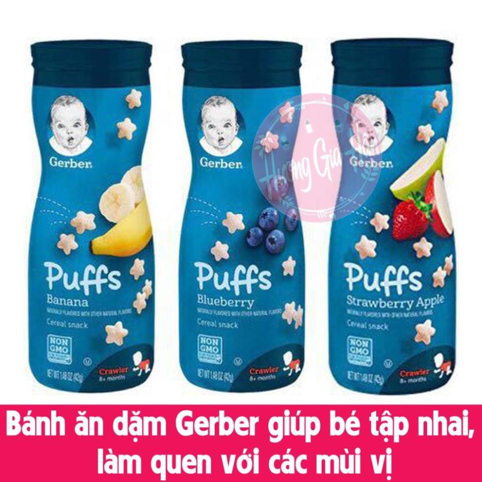 Bánh ăn dặm Gerber giúp bé tập nhai, làm quen với các mùi, vị [Thanh Mai Shop]