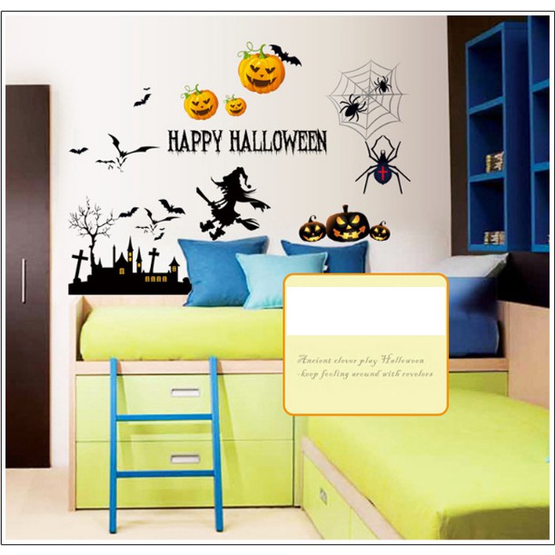 Decal trang trí tường - Halloween Rùng Rợn 05