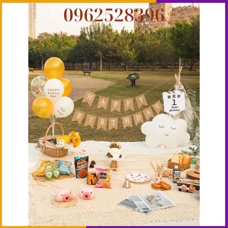 SET Bóng Trang Trí Sinh Nhật Phong Cách Hàn Quốc Cực Chất [ Tặng Quà]