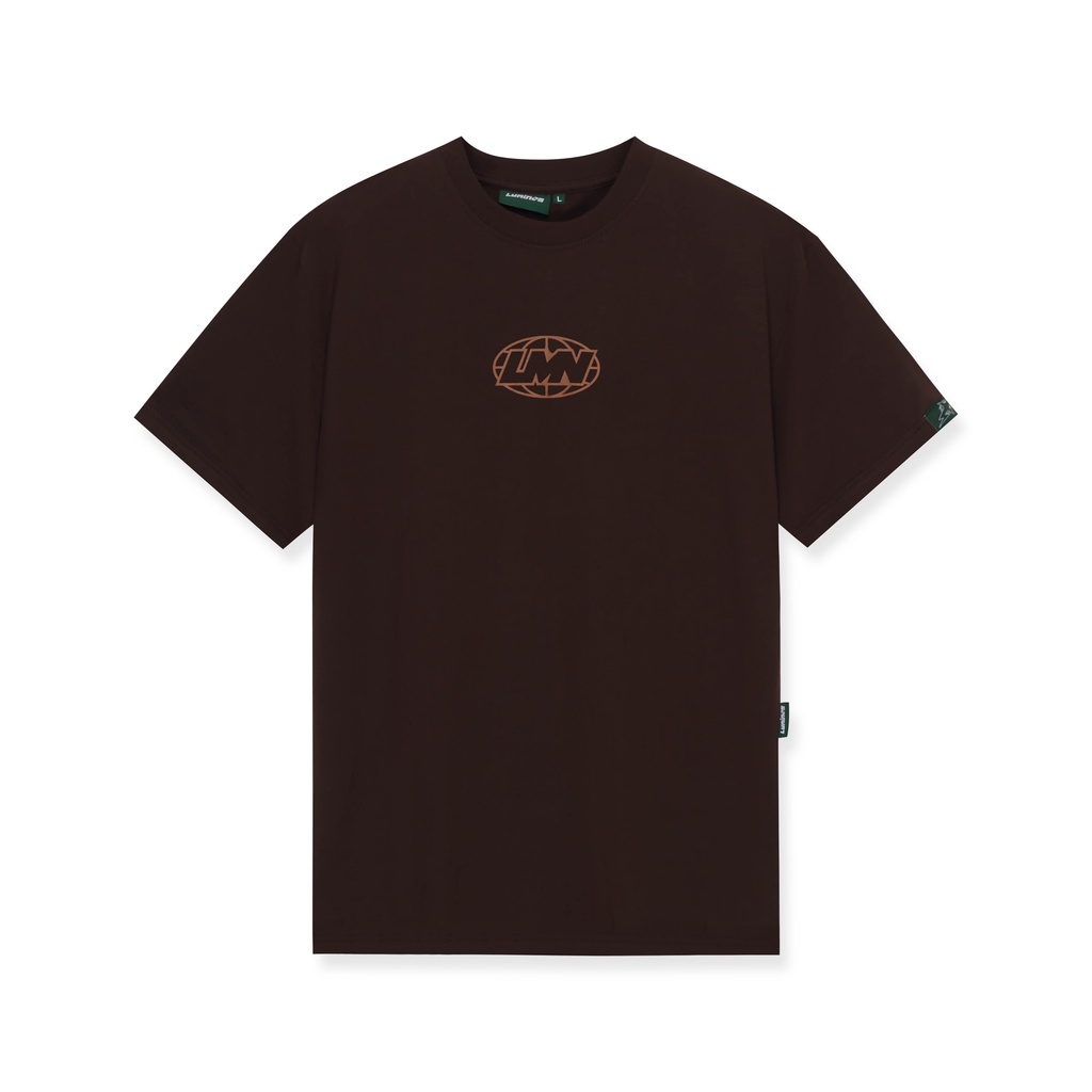 Áo Phông Oversize Luminos Worldwide - Nâu