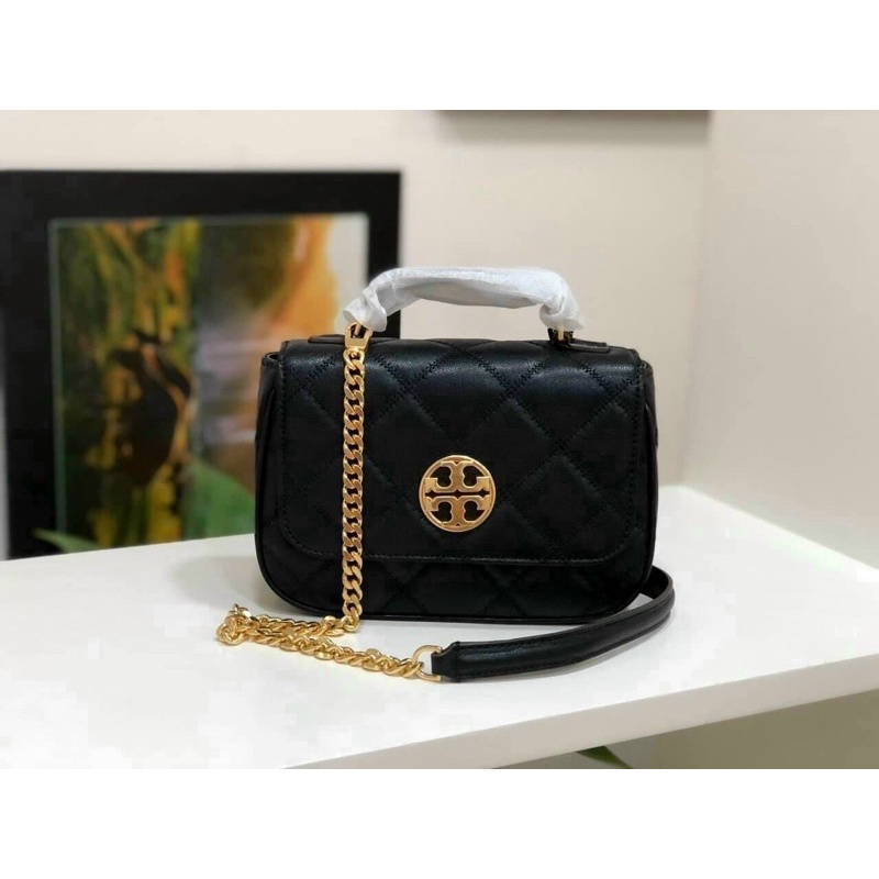 Túi xách nữ da thật bền đẹp Tory burch nhỏ gọn, xinh xắn, sắc nét