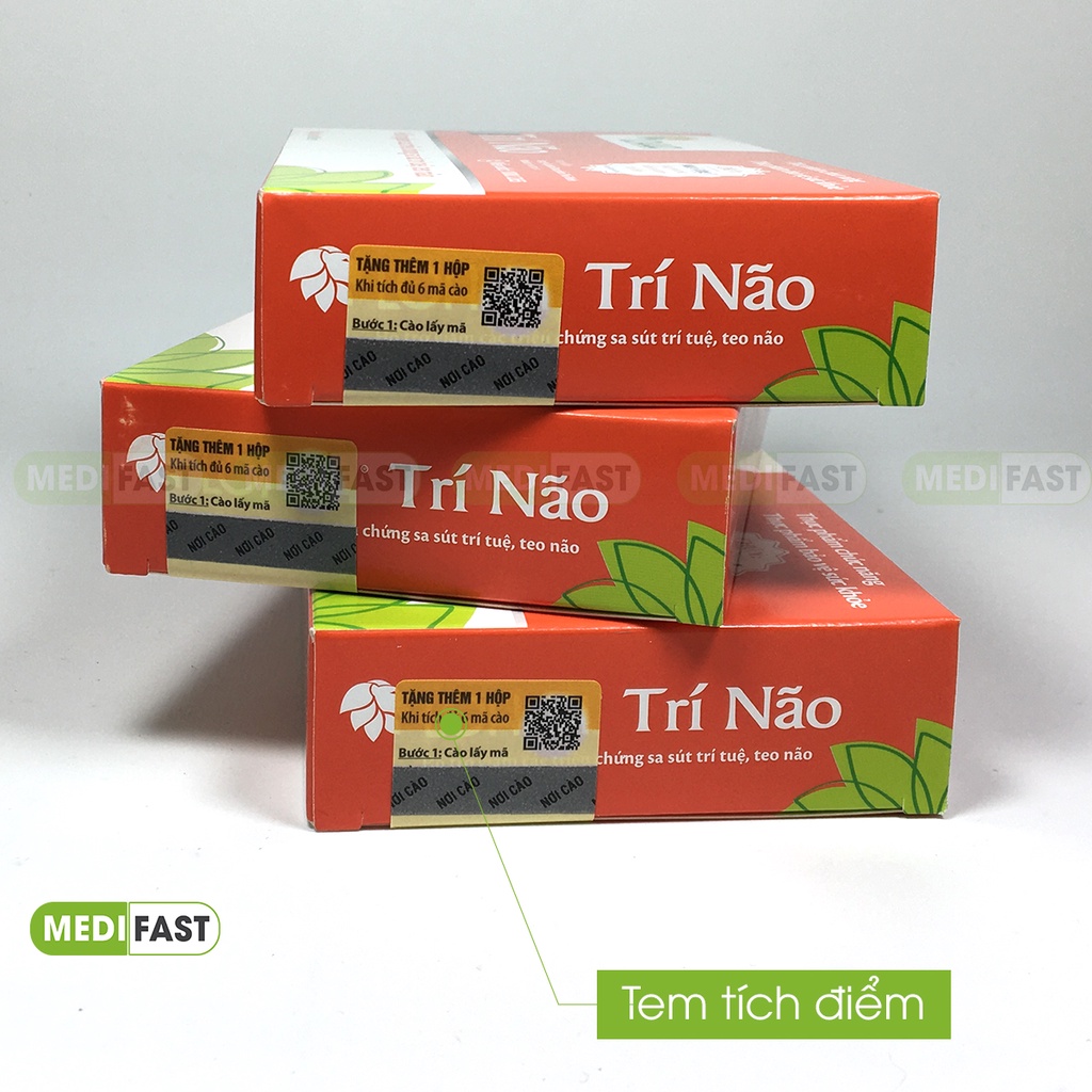 Loha Trí Não hỗ trợ tuần hoàn não Hộp 30 viên - mua 6 tặng 1 bằng tem tích điểm, tăng cường hoạt huyết dưỡng não