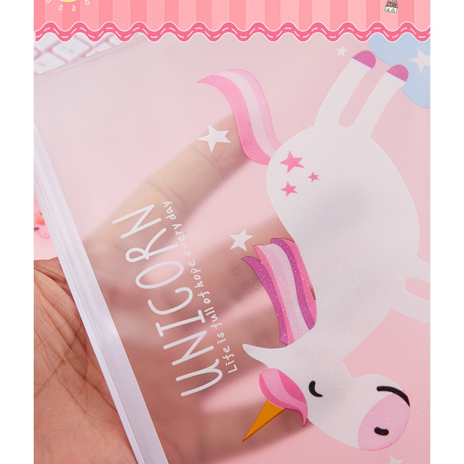 Túi Zip Unicorn dễ thương
