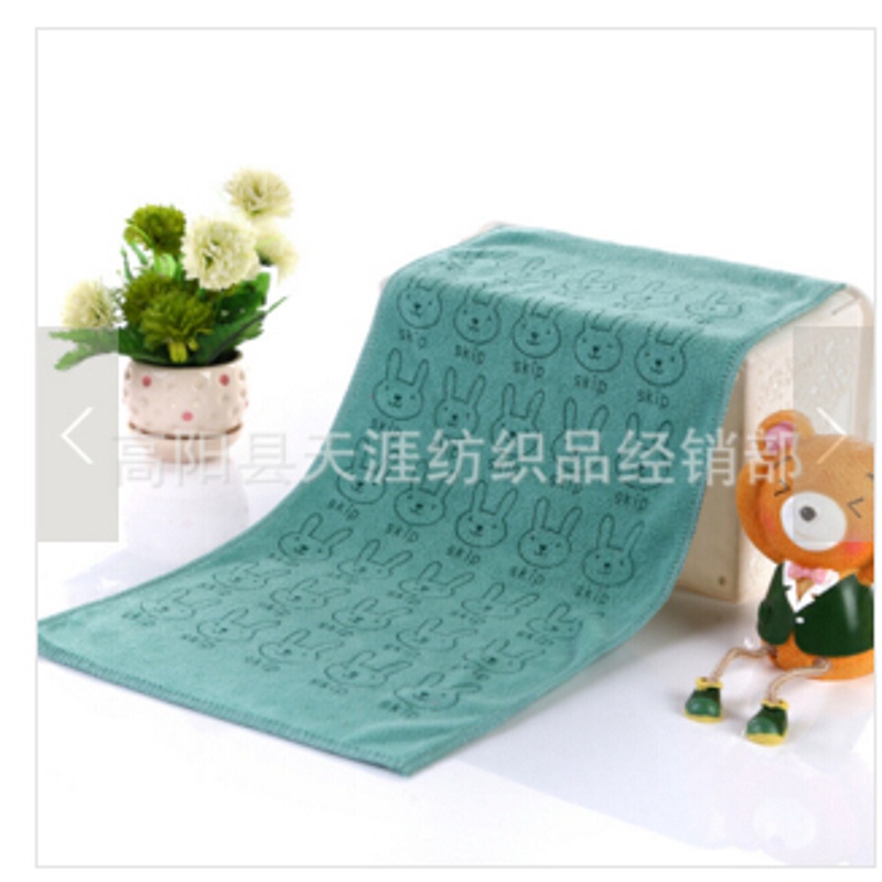 Khăn Tắm 30x75cm Hình Thỏ Dễ Thương Cho Bé