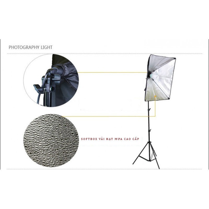 Bộ đèn chụp sản phẩm 150W softbox