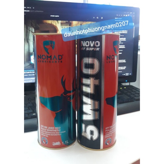 Nhớt Xe Số Côn Tay NOMAD 1.1L ( Hàng Nhập Khẩu )
