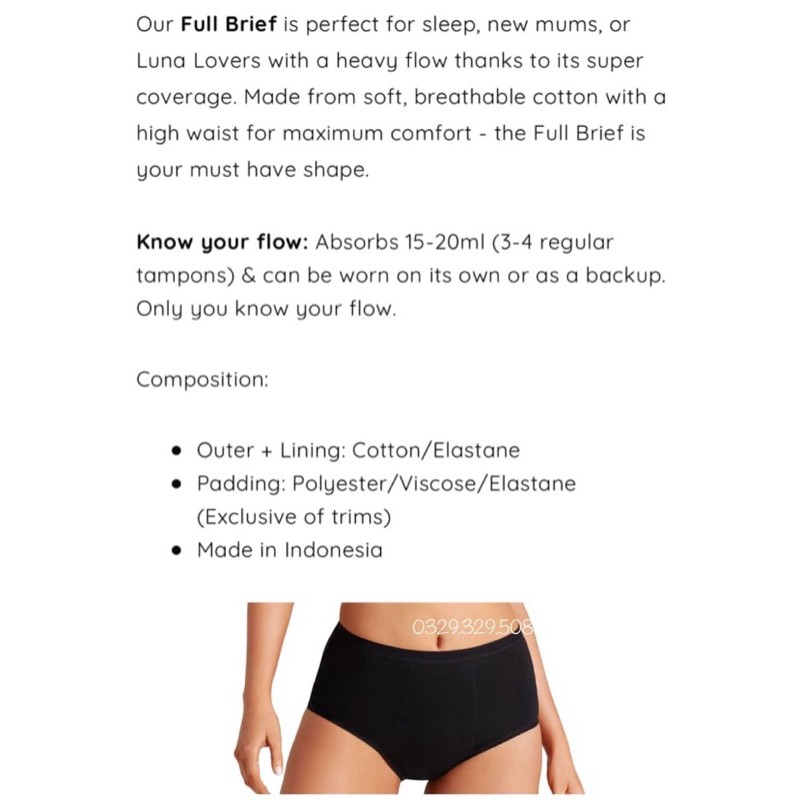 QUẦN NGUYỆT SAN LOVE LUNA | BigBuy360 - bigbuy360.vn