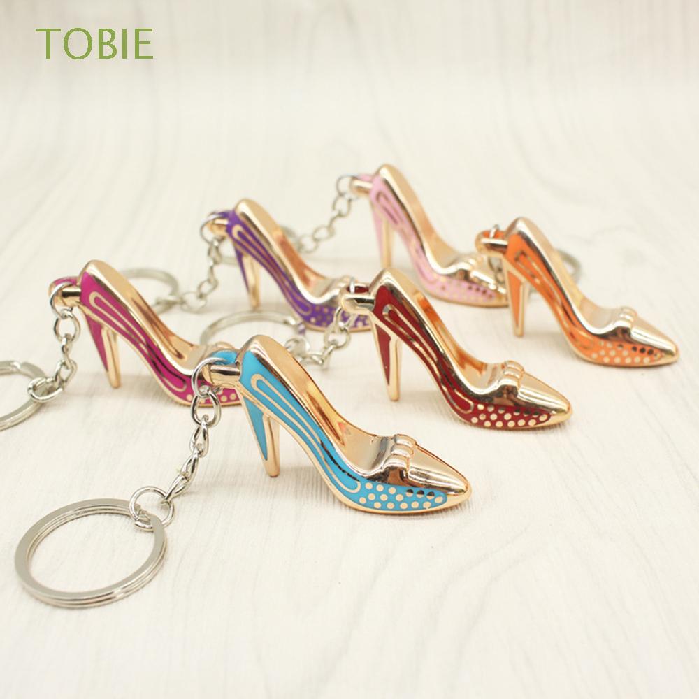TOBIE 1pc Key Chain Shoes Keychains Keyring Women Cute Creative Novelty Pendant