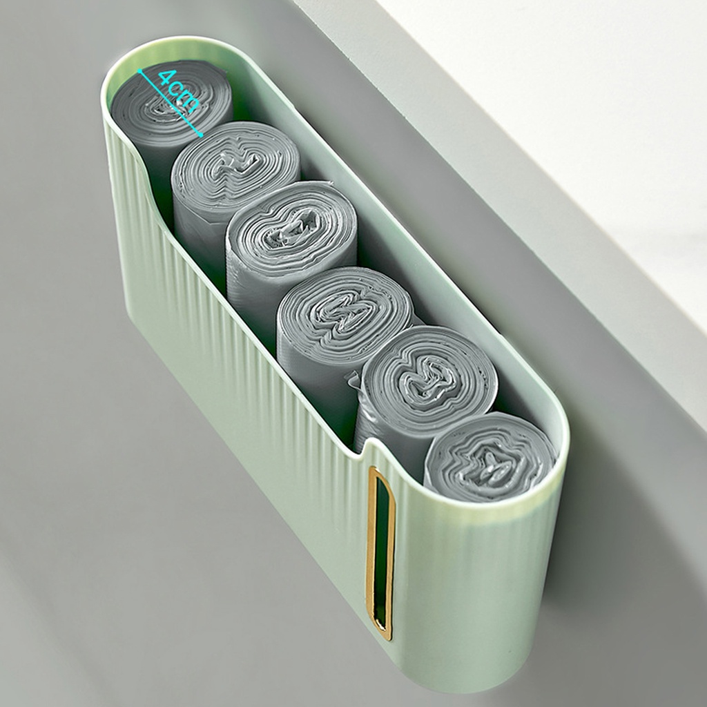 Giá Đỡ Túi Đựng Rác Bằng Nhựa Treo Tường Tiện Lợi Dành Cho Nhà Cửa