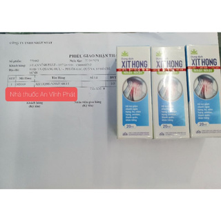 Xịt Họng Nhất Nhất.( mẫu mới)