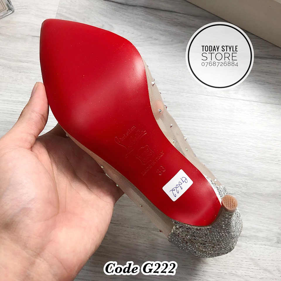[HOT] GIÀY NỮ CAO GÓT L.B.T 7P HÀNG CHUẨN QC CAO CẤP  G222