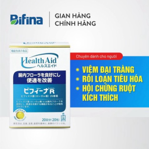 RẺ VÔ ĐỊCH [Combo 2H] Men Vi Sinh Bifina Nhật Bản R20 gói RẺ VÔ ĐỊCH