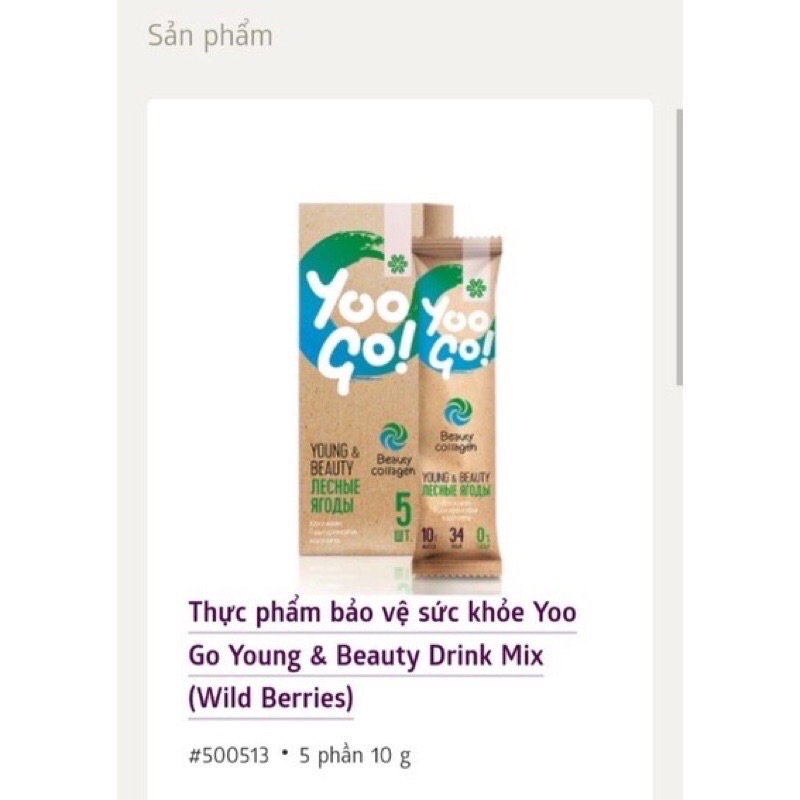 Colagen thuỷ phân Yoo go young & beauty siberian