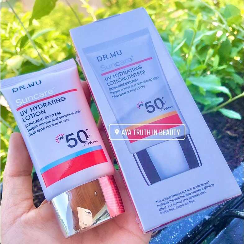 Kem Chống Nắng DR.WU Suncare UV Hydrating Lotion 35ml Đài Loan