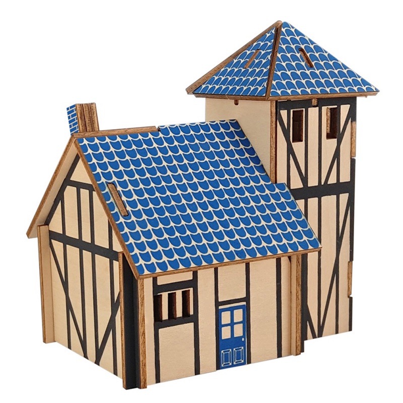 Đồ chơi lắp ráp mô hình nhà gỗ 3D DIY