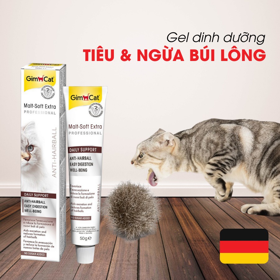 Gel Gimcat dinh dưỡng cho mèo các loại