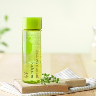 Tẩy trang mắt môi táo Innisfree Apple Juicy Lip Eye Remover