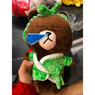 Gấu BROWN Áo Tắm Cao Cấp 25cm,Lông Nhung Mềm Mịn