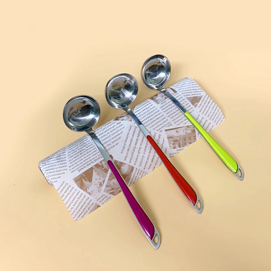 Vá Canh Lồng Sâu Inox CÁN NHỰA MÀU hàng dày cao cấp