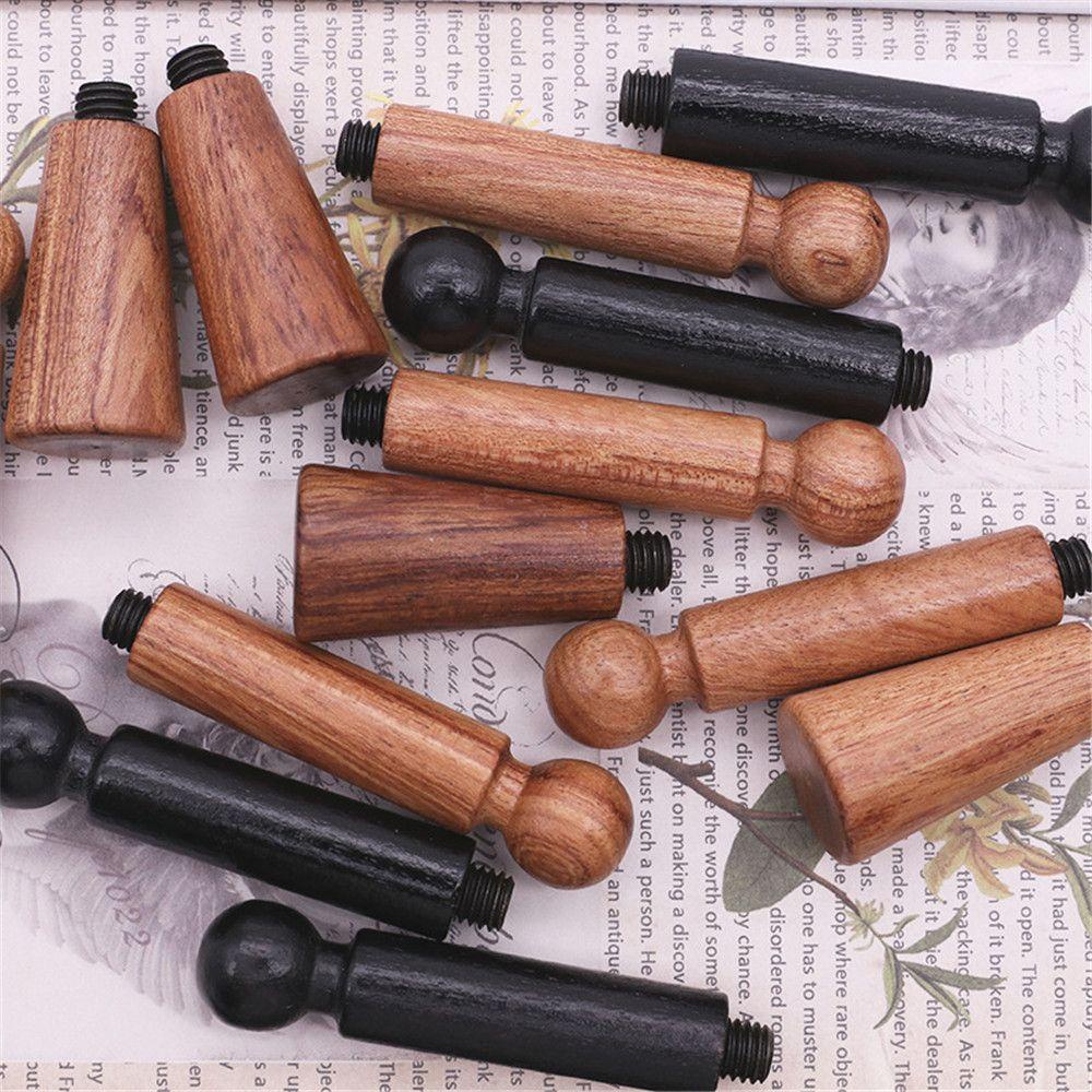 LONTIME Con Dấu Đóng Sáp Niêm Phong Thủ Công Tay Cầm Bằng Gỗ DIY