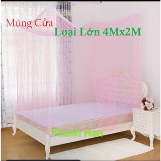 Mùng ngủ có cửa 4mx2m tuyn bông đẹp ,thoáng mát
